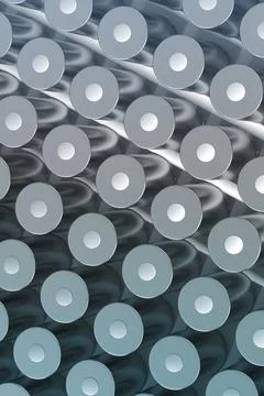 Pack 4680 format cylindrical lithium traction battery for modules, high ene.. Stock Illustration