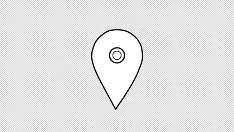 Pack Of 9 Hand-Drawn Sketch Travel Elements On Alpha 動画素材 329580607