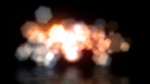 Pack of abstract Bokeh, defocus, blurry of geometric shaped Vidéo 125976855