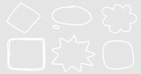 Pack of Animated Hand Drawn Doodle Frames and Speechbubble. Accents and Stock Footage 276739117