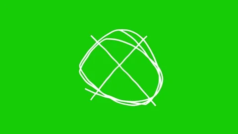 Pack of Animated Hand Drawn Lines and Scribbles Elements. Stock Footage 304020383