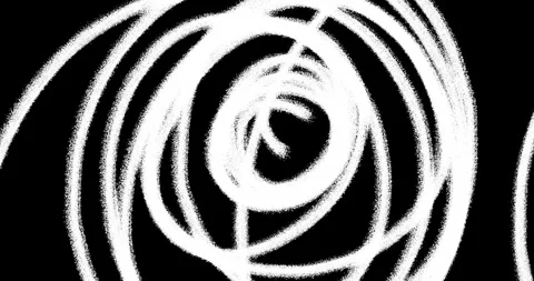 Pack of animated hand-drawn scribble elements. Doodle-style marker strokes and f Stock Footage 285276217