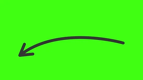 Pack of arrows animations on green screen background. Stock Footage 318510859