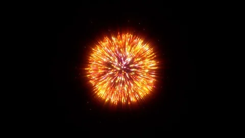 Pack Of Beautiful Fireworks Explosion Stock Footage 124332330