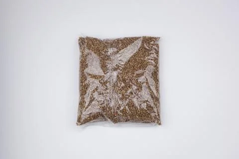 A pack of buckwheat. Stock Photos