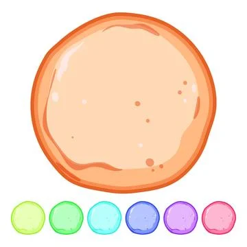 Pack chewing gum cartoon vector graphic Stock Illustration