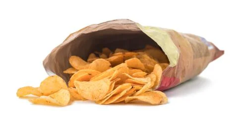 Pack of chips Stock Photos