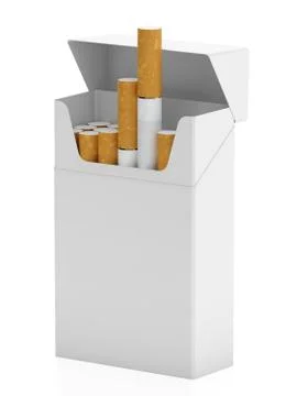 Pack of cigarettes Stock Illustration