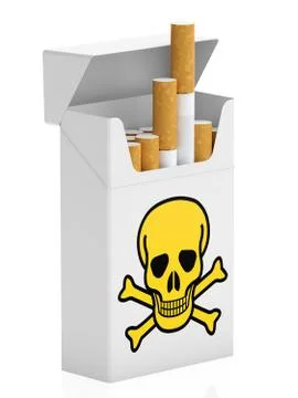Pack of cigarettes Stock Illustration