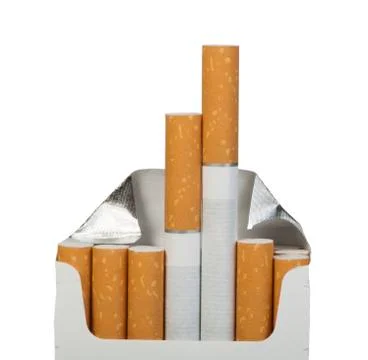 Pack of cigarettes Stock Photos