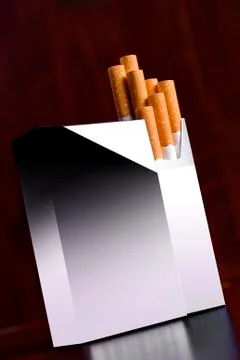 Pack of cigarettes Stock Photos