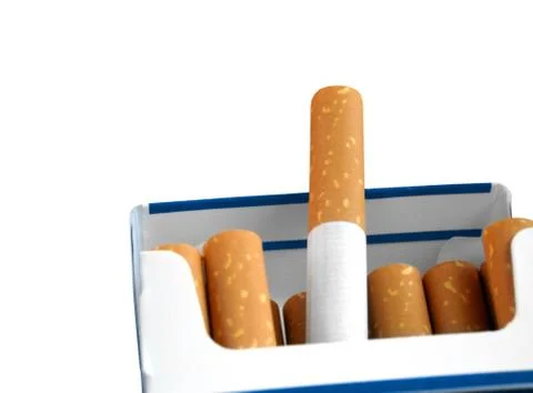 Pack of Cigarettes Stock Photos