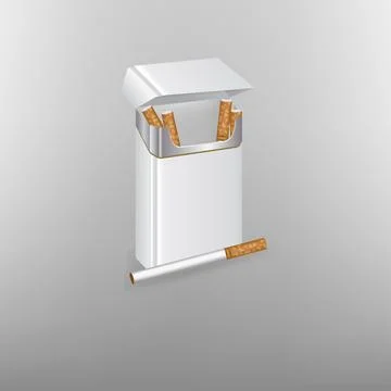 Pack of cigarettes vector illustration Stock Illustration