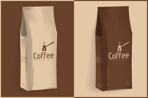 Pack of Coffee Stock Illustration