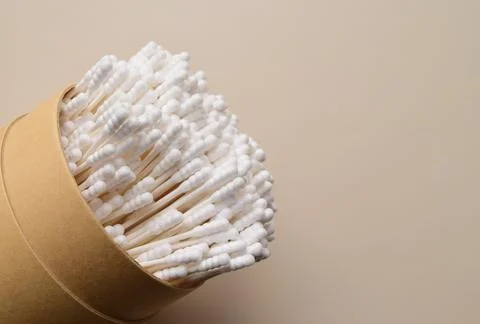 A pack of cotton swabs Stock Photos