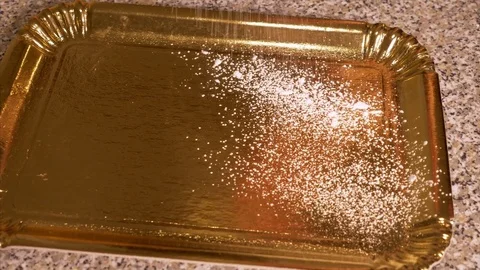 Pack the desserts in a tray Stock Footage 85214203