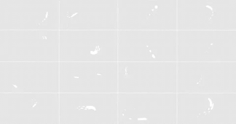 Pack of hand drawn liquid elements Stock Footage 240653517