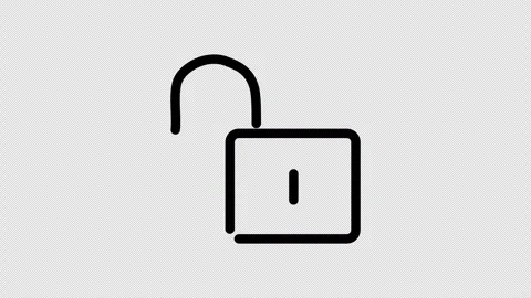 Pack icon of lock, security, protection, padlock, privacy, safety, password Vídeo Stock 304462353