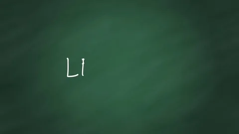Pack Lesson 1-10 white chalk text appearing on chalkboard or school blackboard.  Video stock 125738469