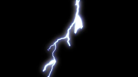 Pack of Lightning Strikes Animations Stock Footage 91394555