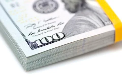 Pack of money Stock Photos