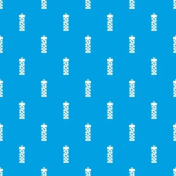 Pack with paintball bullets pattern seamless blue Illustrazione stock