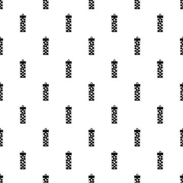 Pack with paintball bullets pattern, simple style Stock Illustration