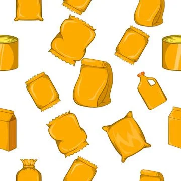 Pack pattern, cartoon style Illustrazione stock