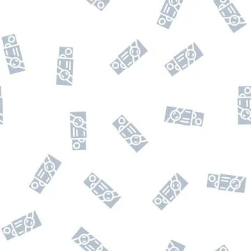 Pack of pills glyph vector seamless pattern 스톡 일러스트