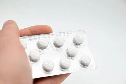 Pack of pills Stock-Fotos