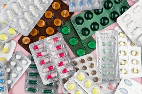 Pack pills tablets Resolution and high quality beautiful photo Stock Photos