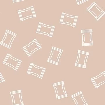 Pack plastic line seamless pattern 库存插图