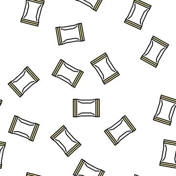 Pack plastic vector seamless pattern Stock Illustration