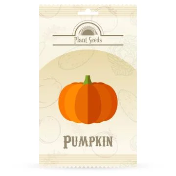 Pack of Pumpkin seeds Stock Illustration
