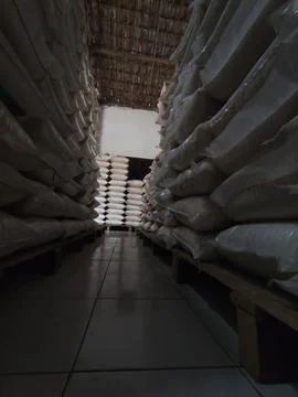 Pack of rice Stock Photos