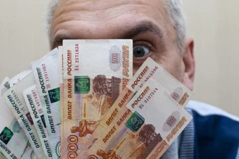 Pack of rubles Stock Photos