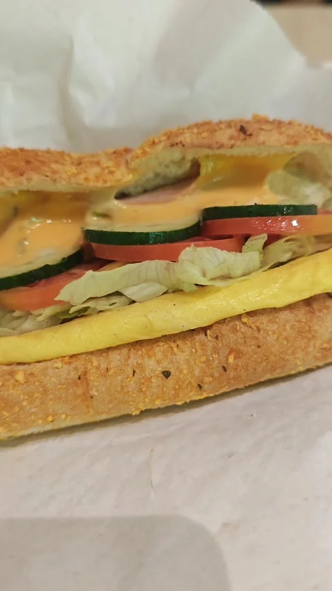 A pack of sandwich Stock Footage 341630049