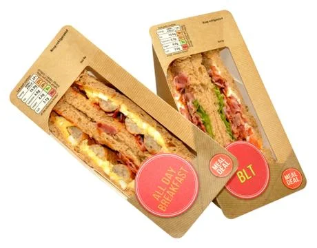 Pack Of Sandwiches Stock Photos