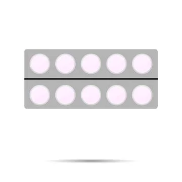 Pack of tablets vector Stock Illustration
