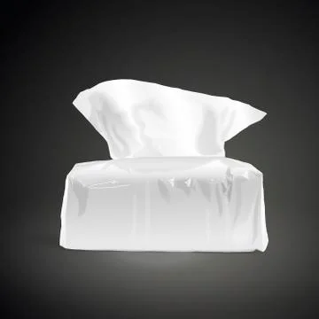 Pack of tissue paper Illustrazione stock