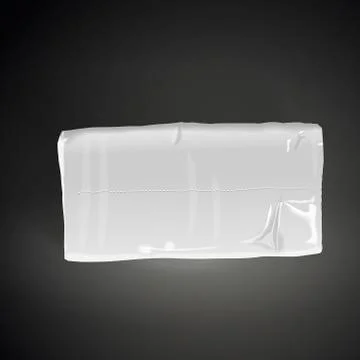 Pack of tissue paper Illustrazione stock