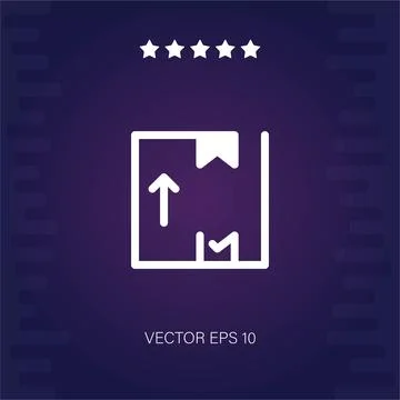 Pack vector icon Illustrazione stock