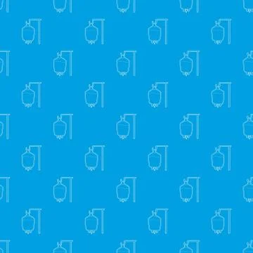 Package for blood transfusion pattern seamless blue Illustrazione stock