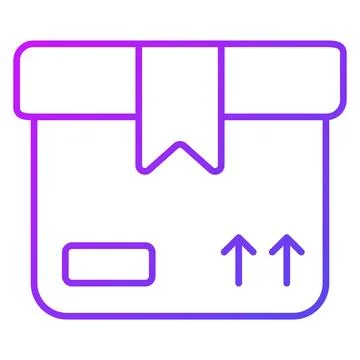 Package box Finance Related Vector Line Icon. Editable Stroke Pixel Perfect. 스톡 일러스트
