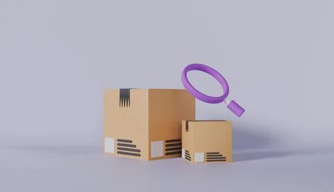 Package box icon, Cardboard box with arrows for shipping, Parcel delivery Stock-Illustration