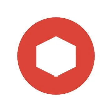 Package Box Icon Color Circle Button Business Finance Symbol Vector Stock Illustration