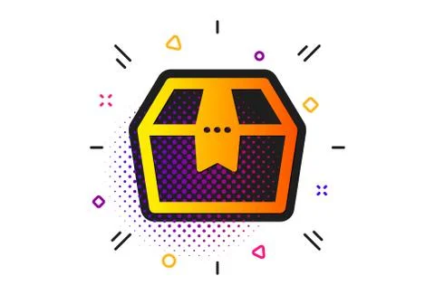 Package box icon. Delivery parcel sign. Cargo goods. Vector 스톡 일러스트