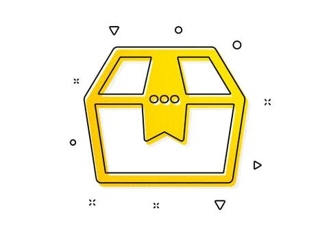 Package box icon. Delivery parcel sign. Cargo goods. Vector イラスト素材