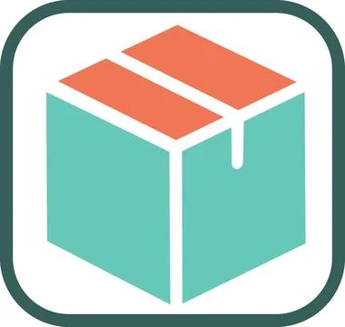 Package box icon for goods shipping Stock-Illustration