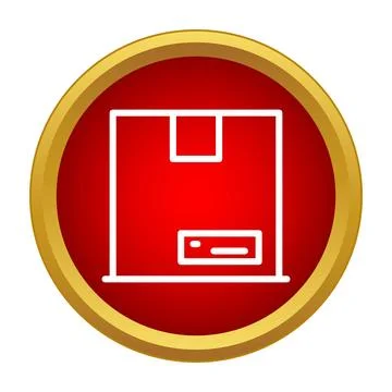 Package box icon sending logistic delivery concept Stock Illustration